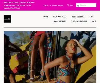 Jauntinternational.com(Jaunt) Screenshot