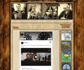 Jauvajs.cz(Irská tradiční hudba s folkovými prvky) Screenshot