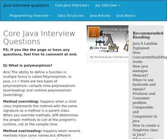 Java-Questions.com(Top 20 Core Java interview Questions) Screenshot
