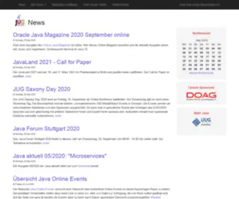 Java.de(JUG Deutschland e.V) Screenshot
