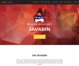 Java.no(Hjemmesiden til Javabrukerforeningen i Norge) Screenshot