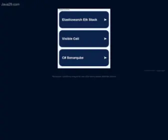 Java29.com(Java 29) Screenshot