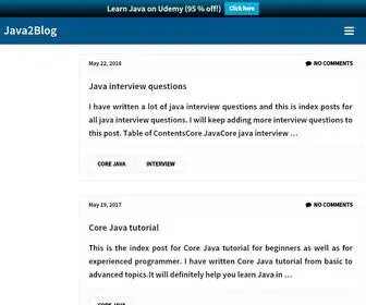 Java2Blog.com(A blog on Java) Screenshot