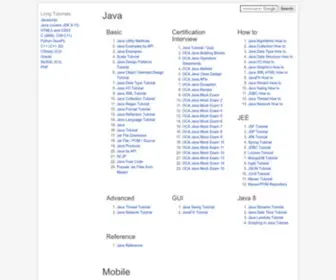 Java2S.com(Programming Tutorials and Source Code Examples) Screenshot