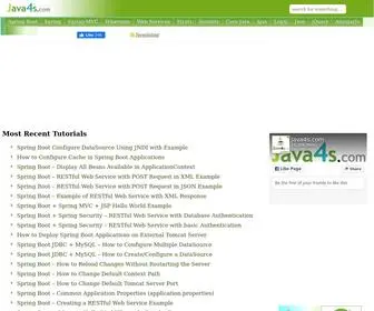 Java4S.com(Java/J2EE Tutorials) Screenshot