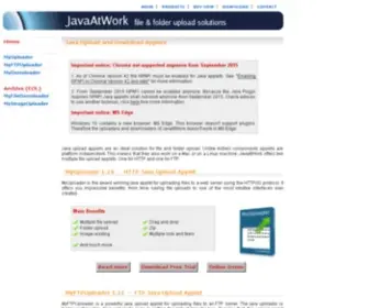 Javaatwork.com(Java Upload Applet) Screenshot