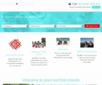 Javabalitrips.com(JavaBaliTrips company) Screenshot