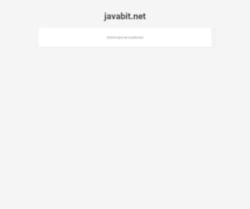 Javabit.net(Javabit) Screenshot