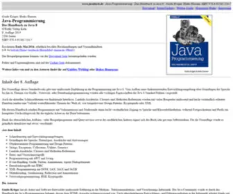 Javabuch.de(Das Handbuch zu Java 8) Screenshot