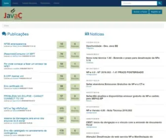 Javac.com.br(Java Community) Screenshot