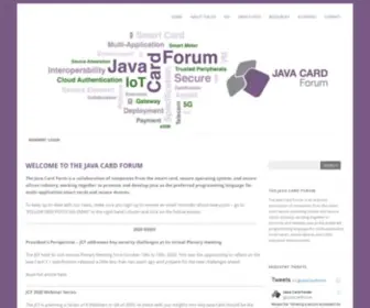 Javacardforum.com(The Java Card Form e.V) Screenshot
