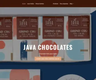 Javachocolates.com.br(Chocolate zero lactose brasileiro) Screenshot