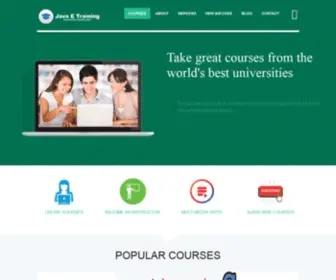 Javaetraining.com(Java E) Screenshot