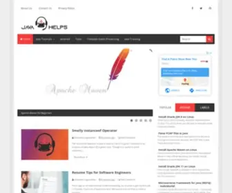 Javahelps.com(Java Helps) Screenshot
