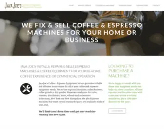 Javajoesvt.com(Java Joe's Coffee Equipment Service) Screenshot