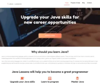 Javalessons.com(Tutorials about Java (tm)) Screenshot