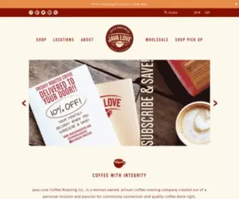 Javaloveroasters.com(Java Love Coffee Roasting Co) Screenshot