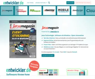 Javamagazin.de(Site under maintenance) Screenshot