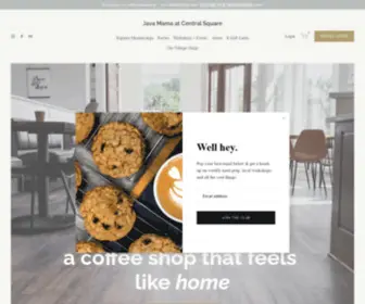 Javamamacs.com(Java Mama at Central Square) Screenshot