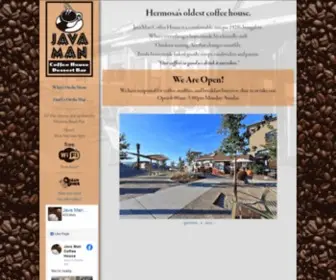 Javamancoffeehouse.com(Java Man) Screenshot