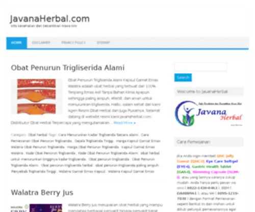 Javanaherbal.com(Javanaherbal) Screenshot