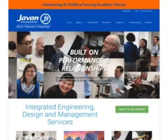 Javanengineering.com(Javan Engineering) Screenshot