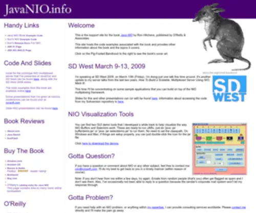 Javanio.info(Java NIO) Screenshot