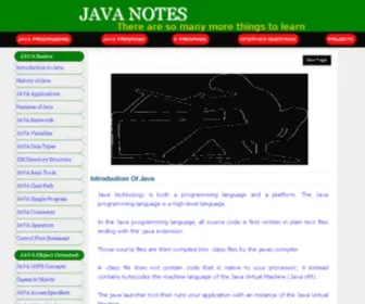 Javanotes.co.in(Javanotes) Screenshot