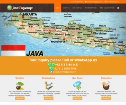 Javapanorama.com(Java Panorama Tour and Travel Indonesia) Screenshot