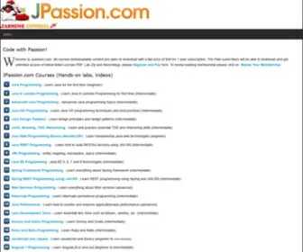 Javapassion.com(Javapassion) Screenshot