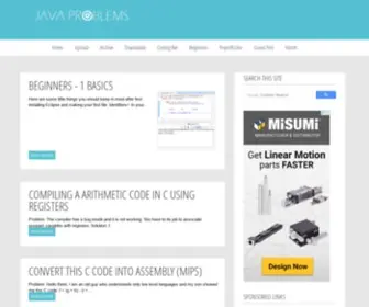 Javaproblems.com(Free coding problems and exercises) Screenshot