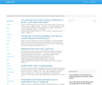 Javascriptes.com(Bienvenido a JavaScriptES) Screenshot