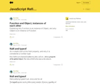 Javascriptrefined.io(Javascriptrefined) Screenshot