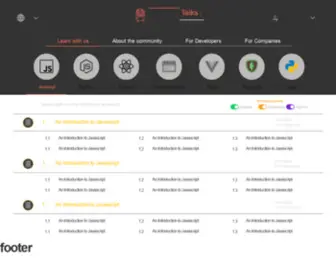 Javascripttalks.com(Javascript Talks Home) Screenshot