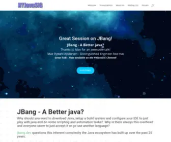 Javasig.com(NYJavaSIG) Screenshot