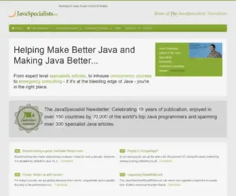 Javaspecialists.co.za(Java Specialists) Screenshot