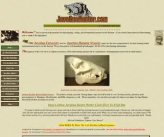 Javelinahunter.com(Javelina) Screenshot