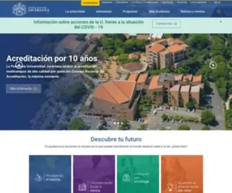 Javerianacali.edu.co(Pontificia Universidad Javeriana) Screenshot