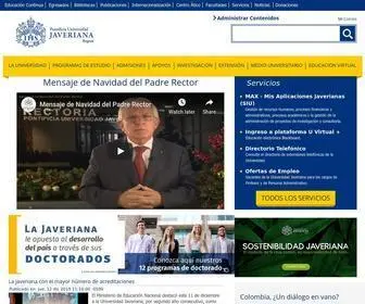 Javeriana.edu.co(Portal Pontificia Universidad Javeriana) Screenshot