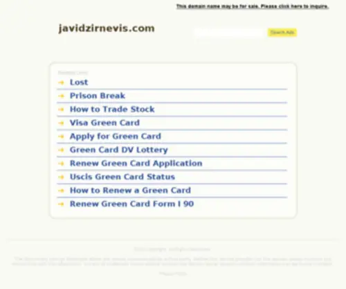 Javidzirnevis.com(Find Cash Advance) Screenshot