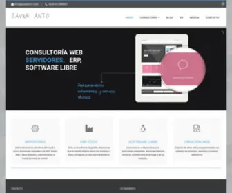 Javieranto.com(Javier Antó) Screenshot