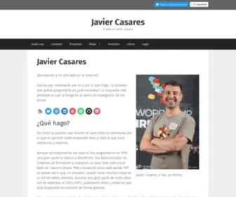 Javiercasares.com(Javier Casares) Screenshot