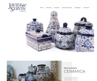 Javierservinceramica.com(Javier Servin Cerámica) Screenshot