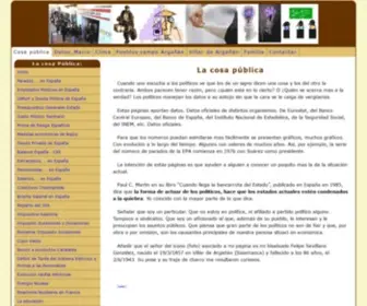 Javiersevillano.es(Cosa pública) Screenshot