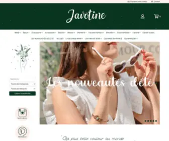 Javotine.fr(Conceptstore) Screenshot