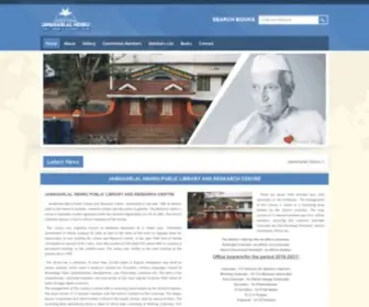 Jawaharlibrary.com(Jawaharlal Nehru Public Library) Screenshot