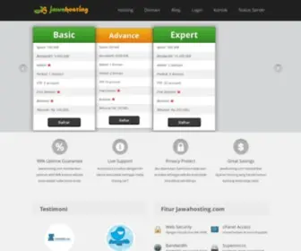 Jawahosting.com(Hosting Handal Kantong Tetap Tebal) Screenshot