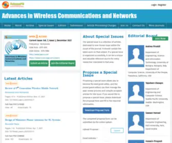 Jawcn.com(Advances in Wireless Communications and Networks) Screenshot