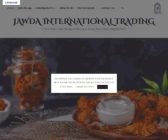 Jawda-INT.com(JAWDA INTERNATIONAL TRADING Focusing on promoting health & wellness awareness ABOUT JAWDA) Screenshot