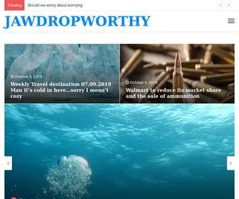 Jawdropworthy.com(JAWDROPWORTHY-Innovations, business, life) Screenshot